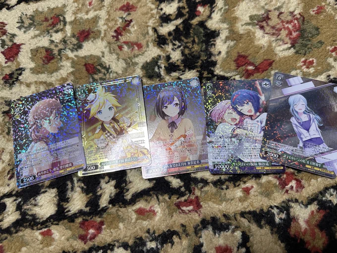 開封の結果!!!うおおおおおお!!!みんなかわいいのぅ 