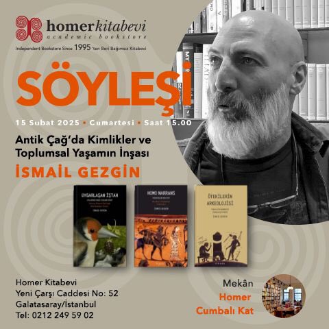 Vaktiniz varsa
Cumartesi <a href="/Homerbooks/">Homer Bookstore</a> ‘da