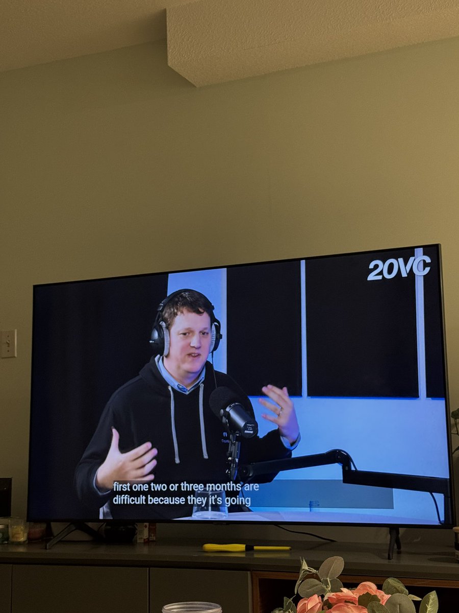 The <a href="/twentyminutevc/">The Twenty Minute VC</a> episode on Odoo with <a href="/fpodoo/">Fabien Pinckaers</a> is the best I have ever watched. Filled with contrarian takes on running a global SaaS business. 

Watched it with @PrashantBalaji1 exclaiming “this is exactly what <a href="/svembu/">Sridhar Vembu</a> says” every 30 seconds!