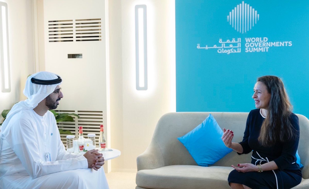 Ministeri Anna-Kaisa Ikonen osallistui World Governments Summit -tapahtumaan, jossa Suomi.fi-palvelu palkittiin maailman parhaana julkisen hallinnon palveluna.

Tiedote: vm.fi/-/suomi.fi-pal…

<a href="/FinlandEmbUAE/">Finland in the UAE</a> <a href="/DVVfi/">Digi- ja väestötietovirasto</a>