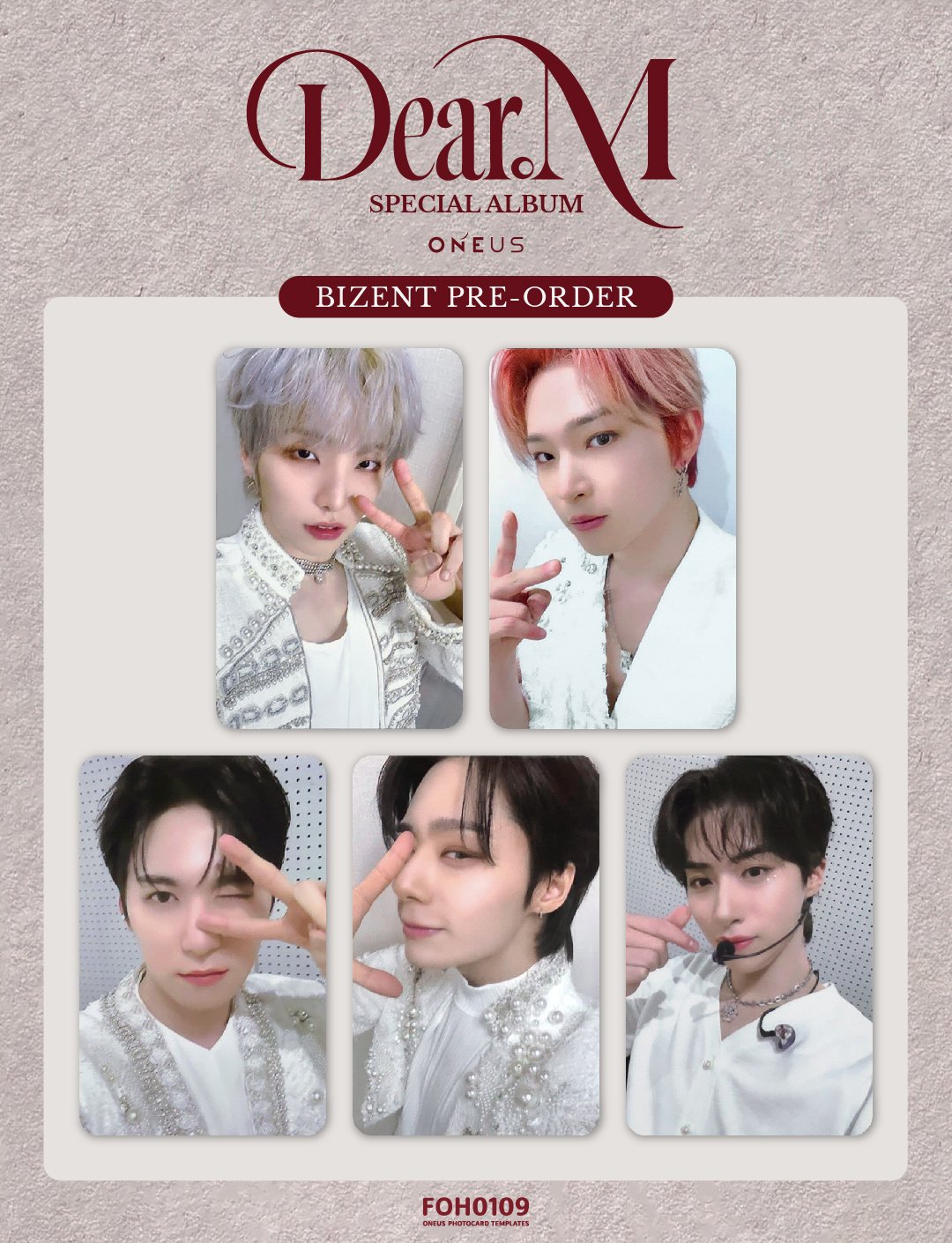 ONEUS DEAR M サイン会特典 トレカセット