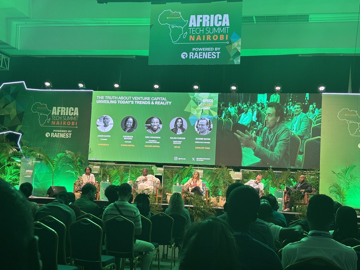 Day 2 of the <a href="/AfricaTechSMT/">Africa Tech Summit - Accra 24-25th Sep</a> Very insightful session on the trends + realities of venture capital. #AFTSNBO