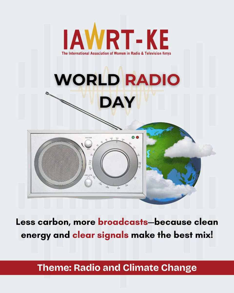 Let's turn up the green frequency!Climate change is real.
Happy #WorldRadioDay2025 🥳📻