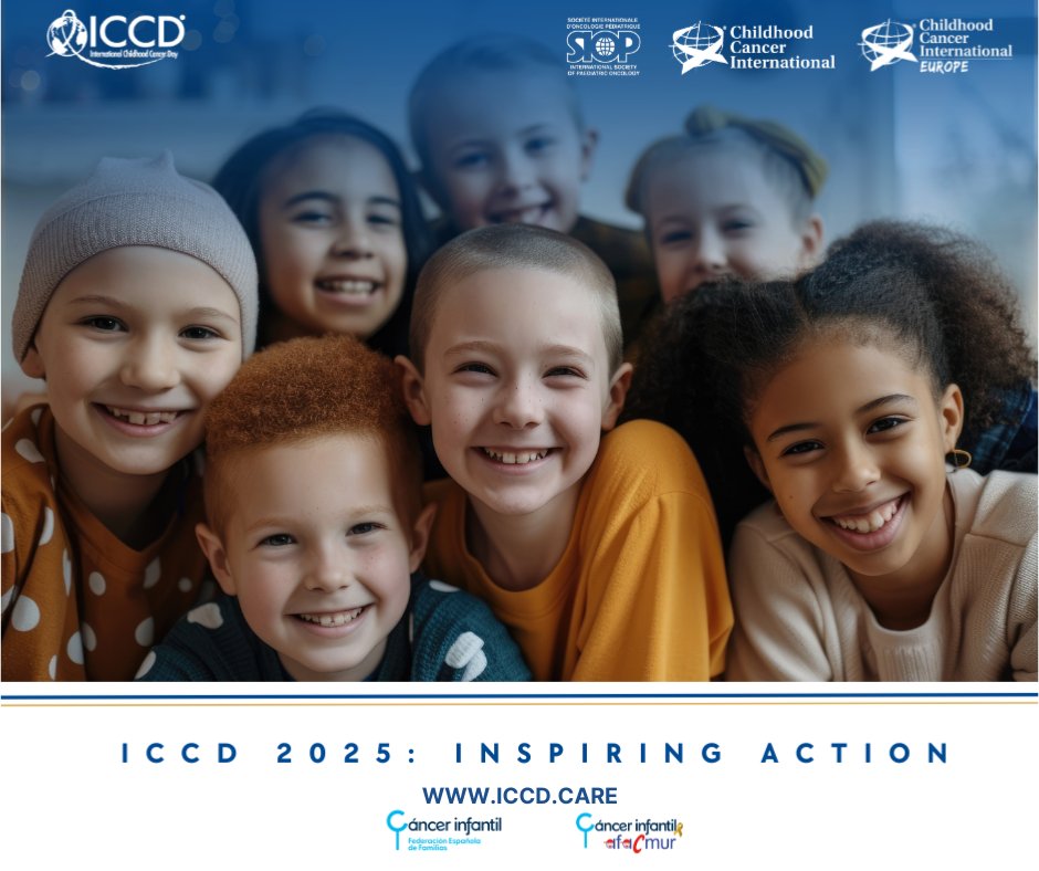 🎗️ Cada año, 400.000 menores en el mundo desarrollan cáncer.

Este #15DeFebrero conmemoramos el #DíaInternacionalDelCáncerInfantil y apoyamos la campaña global #InspiringAction de @ChildhoodCancerInternational y @worldsiop.

Únete 👉 iccd.care #ICCD2025