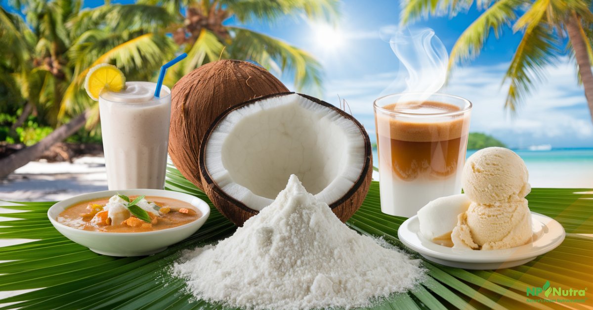 Elevate your formulations with NP Nutra's Organic Coconut Milk Powder! The ultimate clean-label ingredient for:
🥥Functional foods &amp; beverages
💪Supplements 
🧴Cosmetics
🐾Pet care products
Request a free sample 👉npnutra.com
#CoconutMilkPowder #CleanLabel #PlantBased