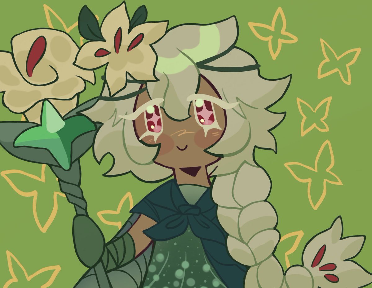 merpisnothere's tweet image. hopefully nothing bad happens to her!! 😇 #cookierunfanart #whitelilycookie