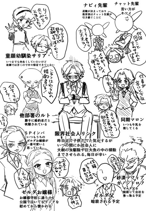 限界社会人リンク君を取り巻く環境
ゼルダお嬢様が不幸になる未来が見える見える 