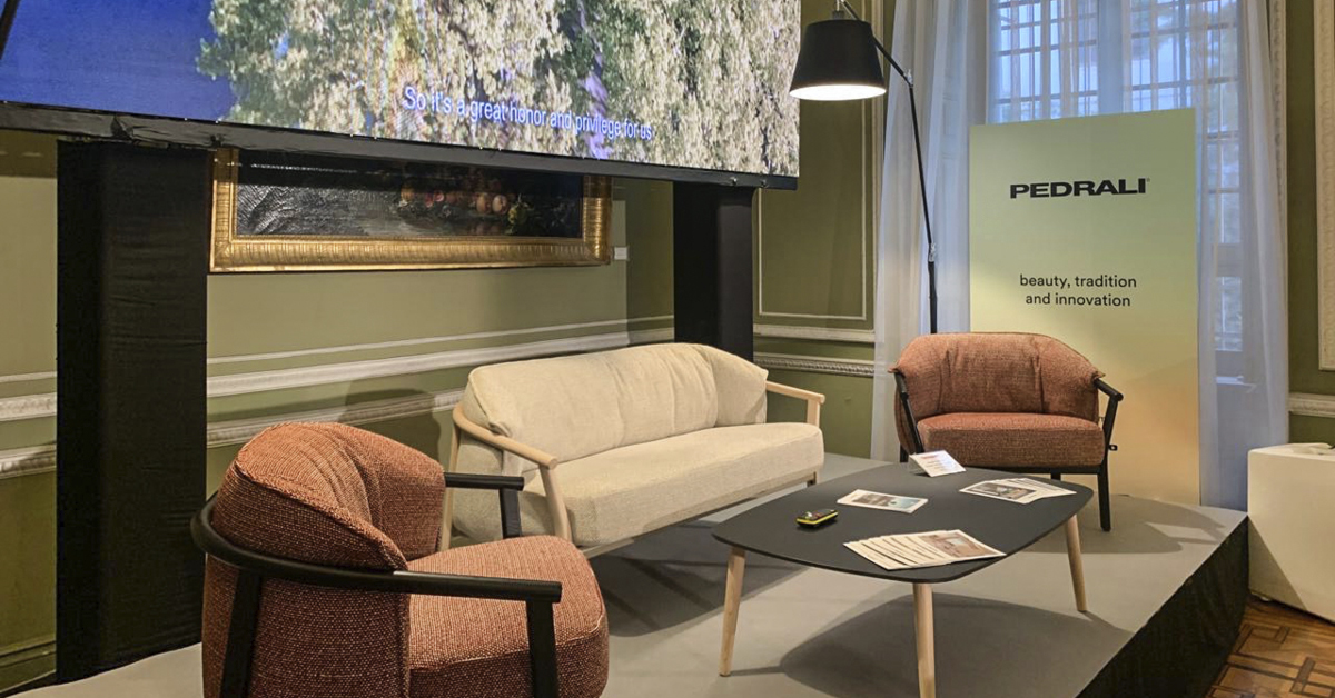 On February 12th, Pedrali took part in the Italian Design Day 2025 at the Residence of the Ambassador of Italy in Athens, an event that celebrates the excellence and innovation of Italian design on an international level