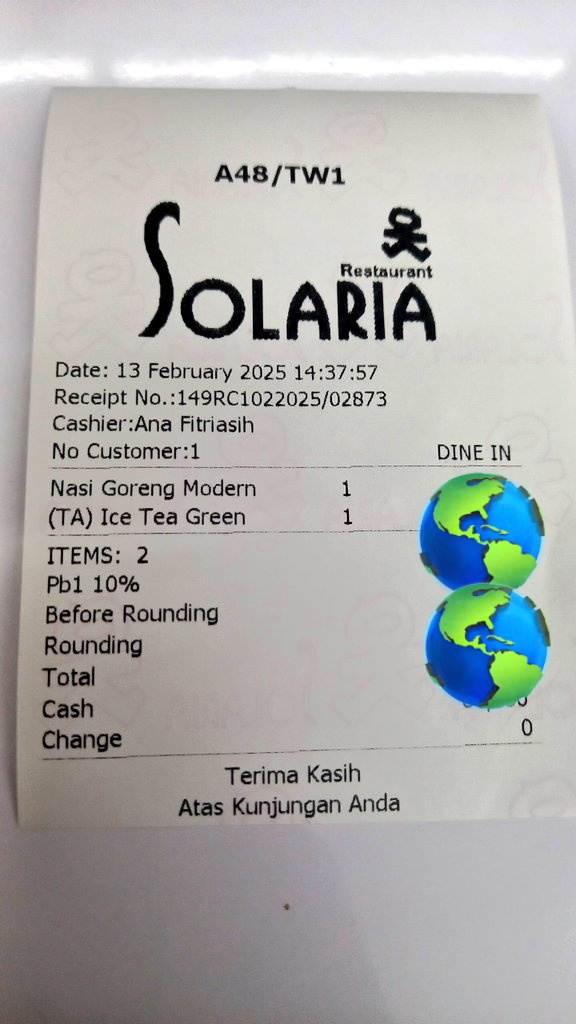 perut laper banget, pesan udah jelas tapi servicenya malah ngga bener, jelas² pesannya gimana tertulis, tapi malah bikin emosi, <a href="/SolariaID/">Solaria Restaurant</a> tulisan sangat jelas "DINE IN" tp malah TA semua....jadi badmood ngga nafsu