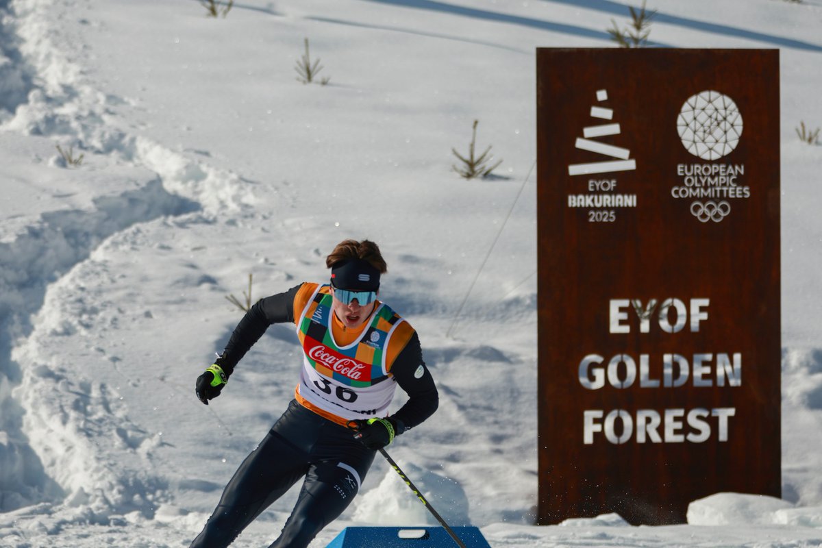 Brasov2027's tweet photo. 🌲🥇 The "EYOF Golden Forest" will grow at Bakuriani Biathlon Stadium!

This initiative helps improve our planet’s oxygen reserves by planting a tree for every gold medal won at EYOF Bakuriani 2025, each named after the winner.

More at: https://t.co/X8KxjGJWBK. 

#ReadytoShine https://t.co/GSHY3mHjy3