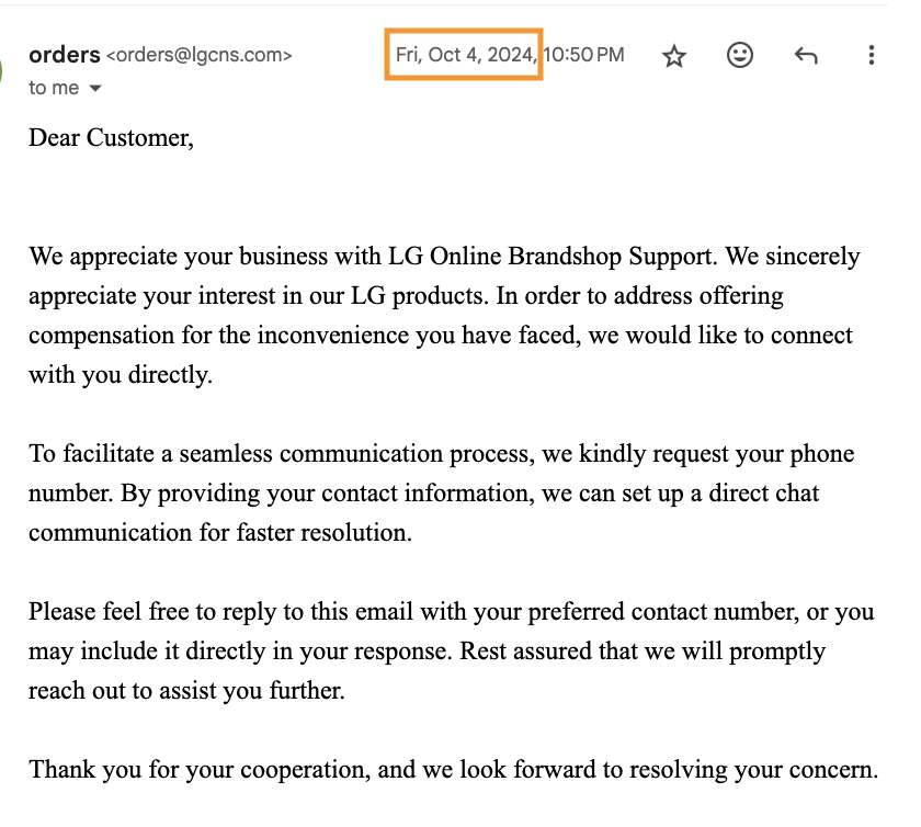 CynthiaCHanson's tweet photo. @LGUS (1/4)
6+ months of trying to get help with my damage claim after your delivery service @rxoinc made a disaster of our home during the install. Paper trail of attached... https://t.co/UPPzHnPkld