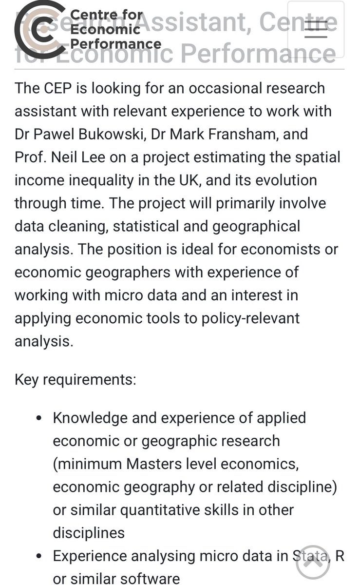 Pawel Bukowski (@pwlbukowski) on Twitter photo 🚨Are you pre-doc, a phd student interested in geographic inequalities?Check a research assistant job at <a href="/CEP_LSE/">Centre for Economic Performance</a> in a project wifh me, <a href="/ndrlee/">Neil Lee</a> and <a href="/markfransham/">Mark Fransham</a>. Deadline February 28th. More info: cep.lse.ac.uk/_new/about/wor… 🚨Are you pre-doc, a phd student interested in geographic inequalities?Check a research assistant job at <a href="/CEP_LSE/">Centre for Economic Performance</a> in a project wifh me, <a href="/ndrlee/">Neil Lee</a> and <a href="/markfransham/">Mark Fransham</a>. Deadline February 28th. More info: cep.lse.ac.uk/_new/about/wor…
