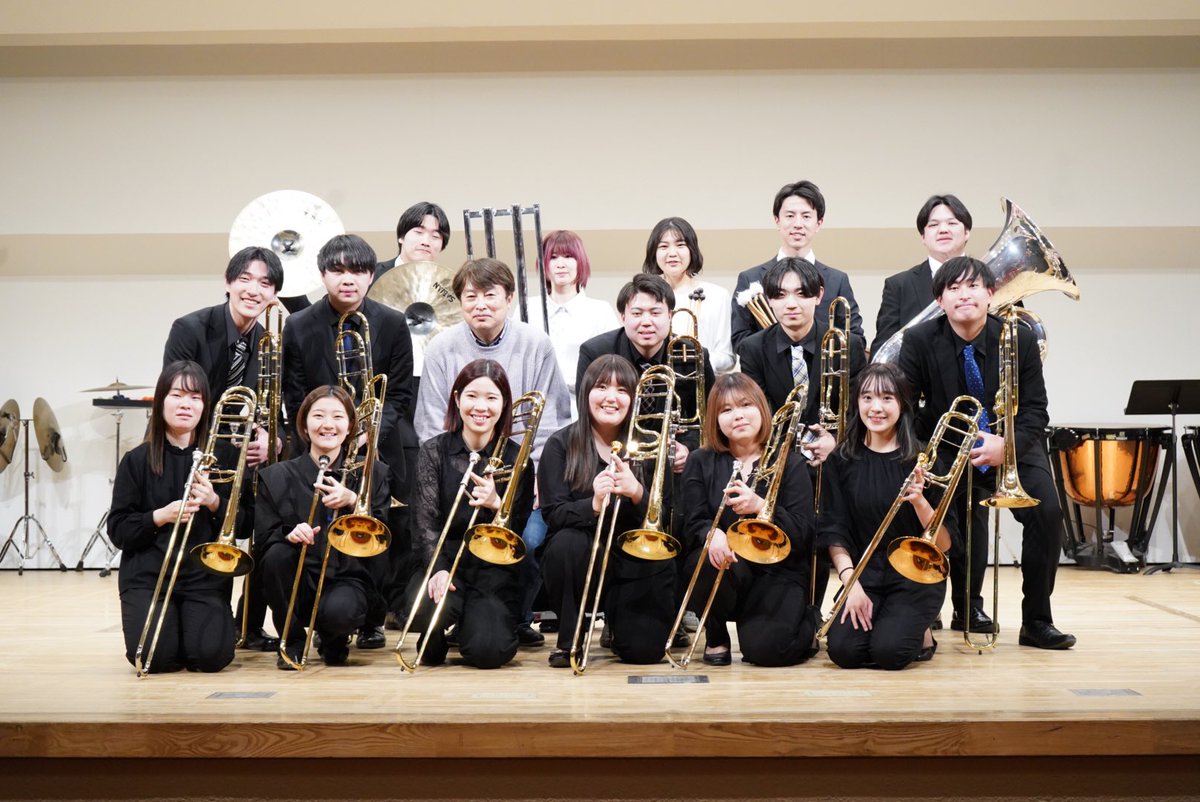 geidaitrb's tweet image. 【終演】
藝大トロンボーン科定期終演いたしました！
ご来場くださったすべての方ありがとうございました！！