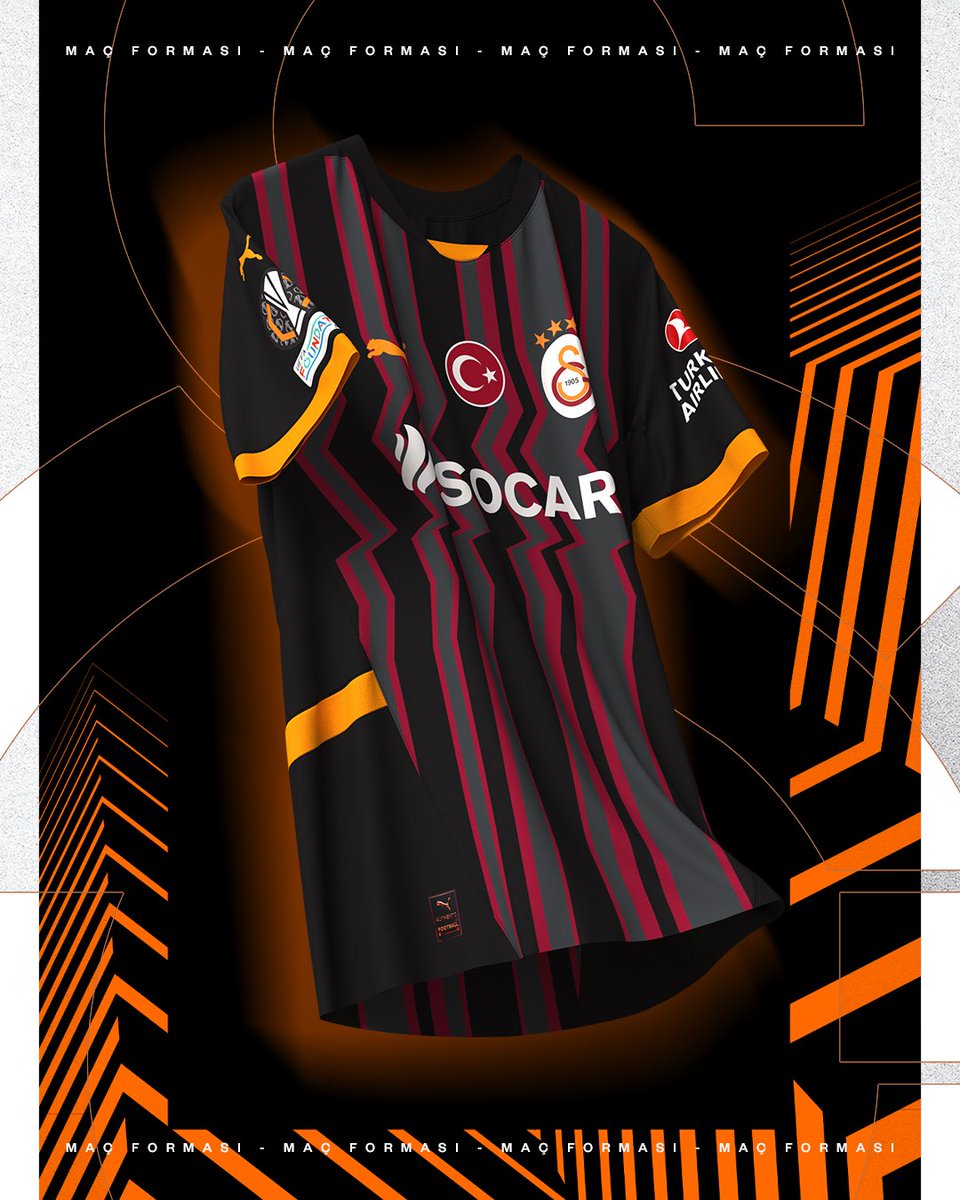 AZ Alkmaar maçına siyah formamızla çıkacağız! 💪 #AZvGS #UEL