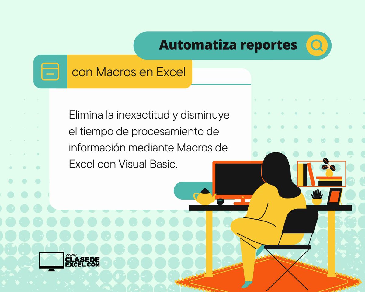 clasedeexcel's tweet image. ⏳ Reduce el tiempo que inviertes en reportes manuales y evita errores 📊⚙️
💡 Enfócate en lo que realmente importa y optimiza tu trabajo. ¡Déjanos ayudarte a hacer tu trabajo más fácil!
#Automatización #MacrosEnExcel #Productividad #OptimizaTuTrabajo #ClaseDeExcel