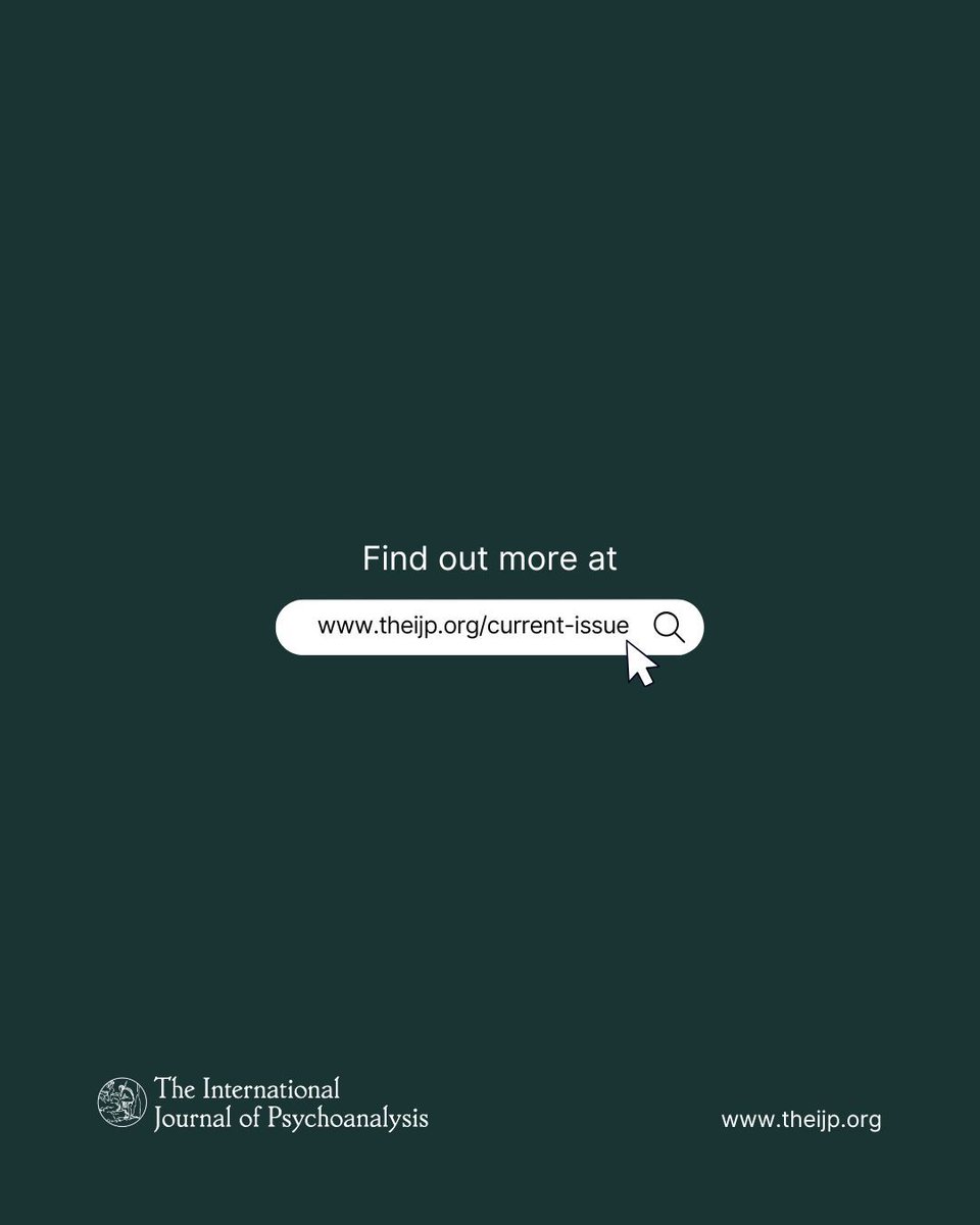 In Issue 6, José Renato Avzaradel, drawing from both Sigmund Freud and Piera Aulagnier, examines the foundational role of sensory traces.

José Renato Avzaradel - 'From Primordial Inscription to Word Representation'

Read the full paper here (via <a href="/PEPWeb/">Psychoanalytic Electronic Publishing (PEP-Web)</a>): buff.ly/41cYiRR