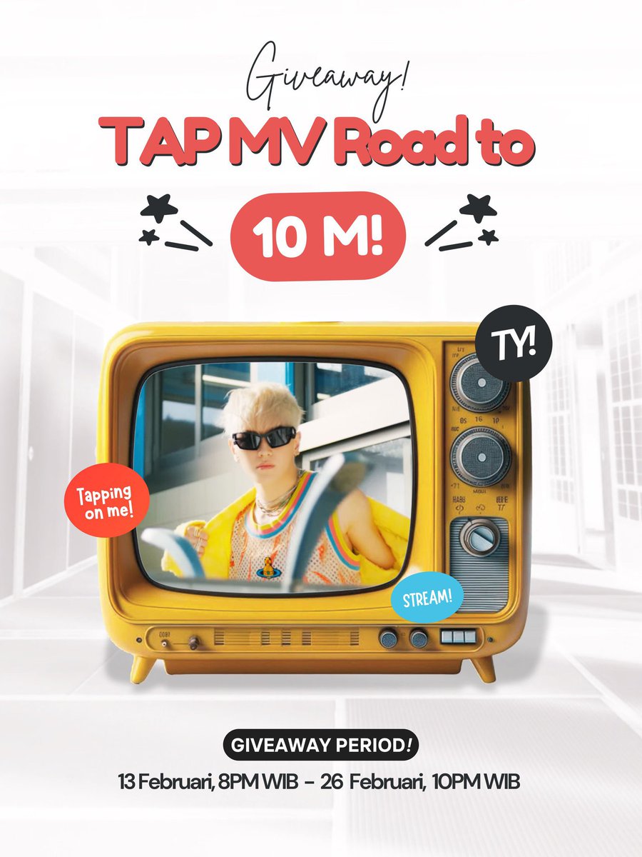 ty_cherie's tweet photo. ✨ GIVEAWAY #TAEYONG TAP ROAD TO 10M✨
By @Ieetaesthetic & @ty_cherie 

🎁 7 WINNERS, @ 50K/winner💸

⚠️ RULES: 

🌹RT & Like tweet ini
🌹Reply dengan streaming proof TAP MV on Youtube (jangan dibuat thread) & dikasih watermark ya.
🌹Pemenang akan dipilih secara random, semakin banyak reply semakin besar kesempatan untuk menang. 
🌹Jangan lupa reply dengan keyword 

'#TAEYONG TAP ROAD TO 10M'

🇮🇩 INA only
⛔️ END: 26 Februari, 10PM WIB 

Drop your streaming proof now!!🙌🏻

🔗 https://t.co/J7q2fLT0aU