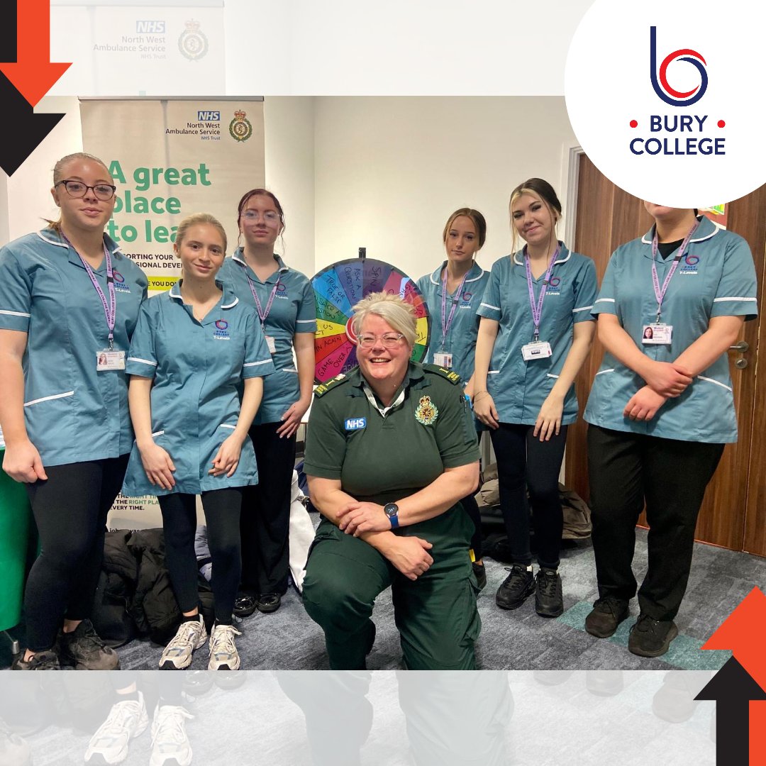 Bury_College's tweet image. Our T Level Health students had an amazing time at Salford Royal for the NCCA Careers Day 👨‍⚕️👩‍⚕️

From discovering exciting career paths to getting the inside scoop on life in the NHS, it was an eye-opening experience!

Big shout out to Salford Royal 💙

#TLevelThursday #NHSCareers