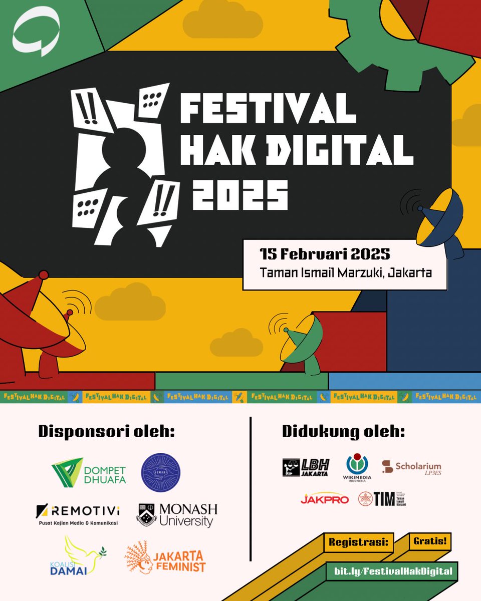 safenetvoice's tweet image. Pada bagian diskusi pengaturan AI kami menghadirkan narasumber dari berbagai stakeholder! 🥳

Yuk, daftar dan sampai bertemu di Festival Hak Digital!

#InternetAmanBebasSetara #FestivalHakDigital #SAFEnet