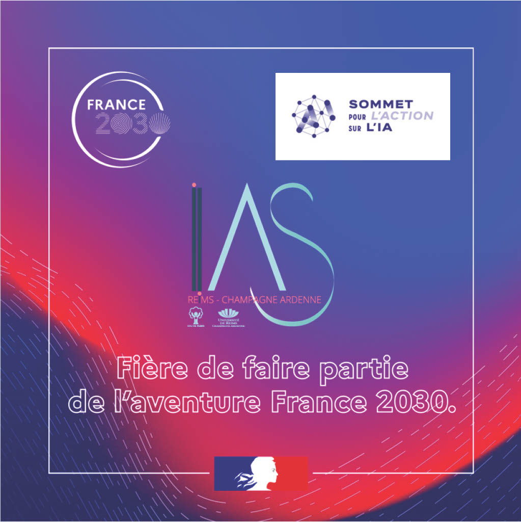 🤖 #Reims, territoire d’innovation en IA pour la santé🔬
En marge du Sommet pour l’action sur l’IA qui s'est tenu à Paris, le #GrandReims s'affirme comme territoire Vision'R grâce à <a href="/IIAS_Sante/">Institut de l'Intelligence Artificielle en Santé</a>, porté par nos ambassadeurs l’<a href="/universitereims/">Université de Reims Champagne-Ardenne</a> et le <a href="/CHUdeReims/">CHU de Reims</a> !
#TousLégendR