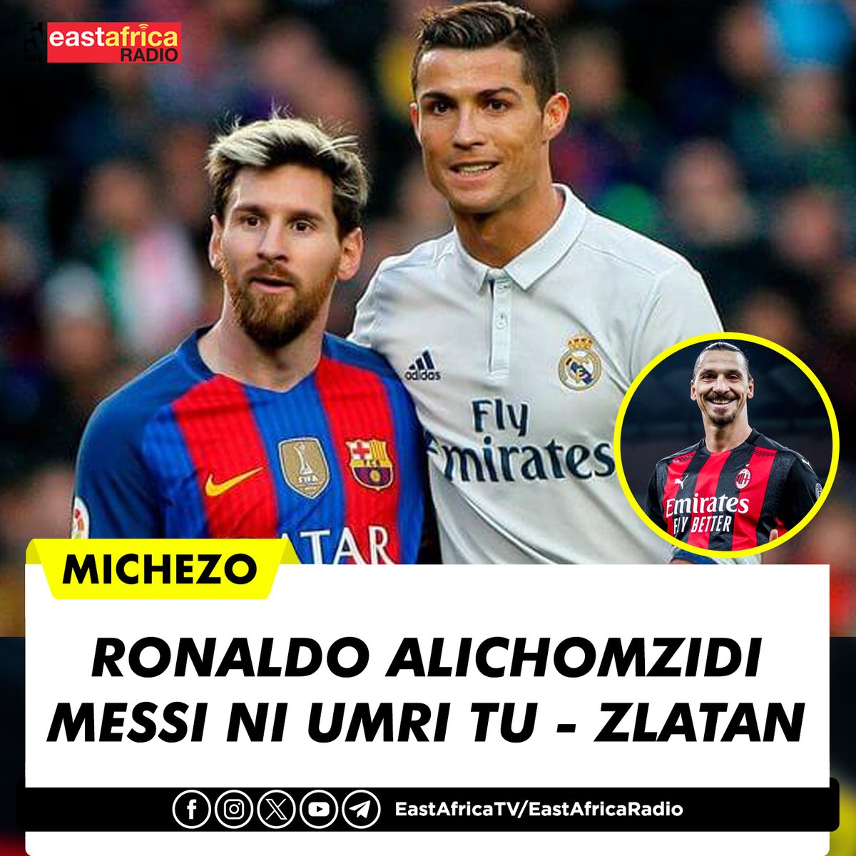 #MICHEZO: Miongoni mwa wachezaji wakongwe ambao ni wababe na wanaojiamini ni Mswidi Zlatan Ibrahimovic, nyota huyu anasifika kwa kauli zake ambazo mara nyingi huwa tata zinazozua maswali mengi.

Moja ya kauli hizo ni alipouliza katika moja ya mahojiano mwaka 2022 kuhusu mjadala