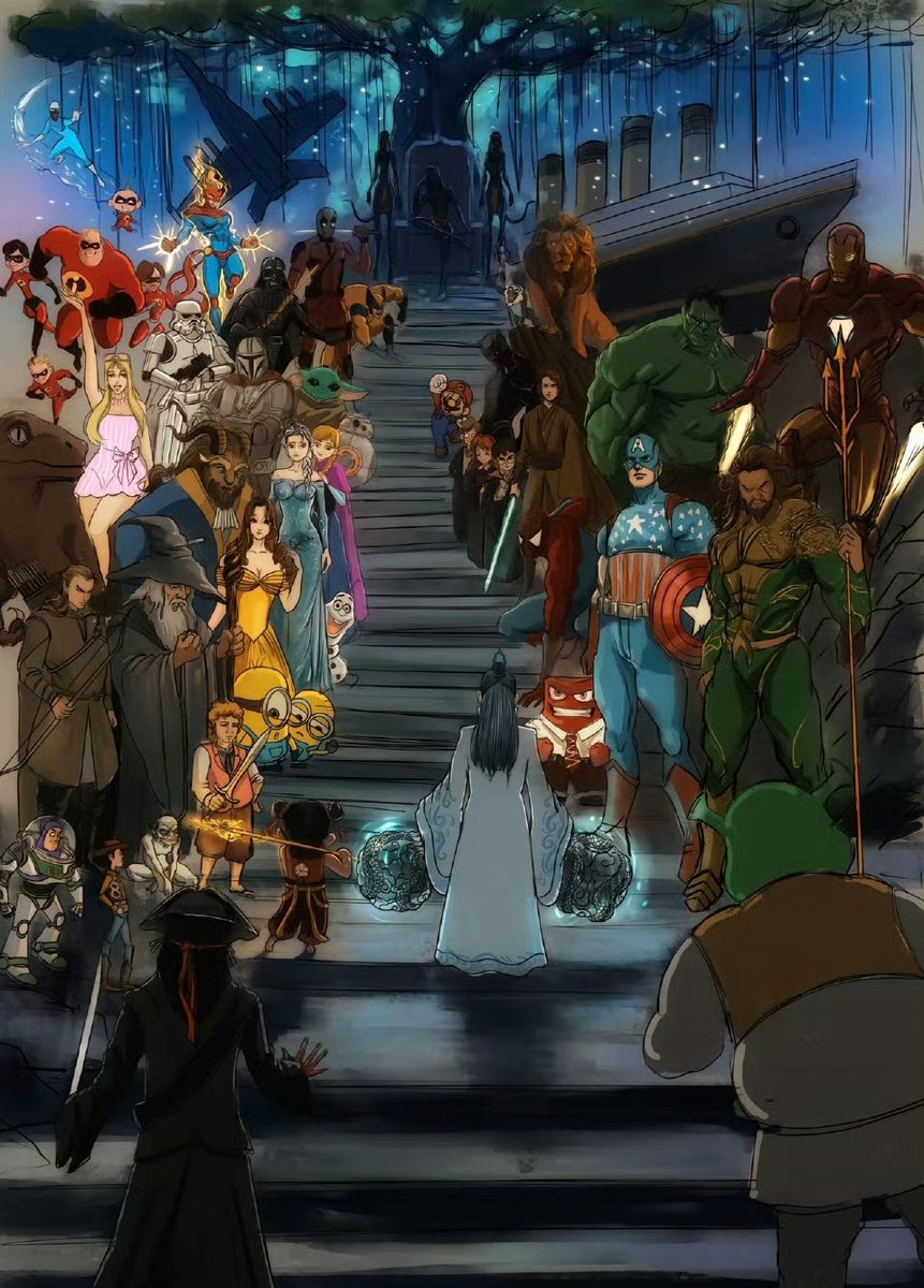 “诶你听说了没 东方来了两个奇怪的家伙，听说还挺强”
“哈哈 两个而已”
“⋯⋯他们身后有14亿人”