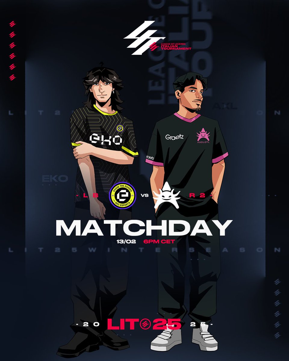 Secondo turno del Lower Bracket 🙌

<a href="/ekoesportsgg/">EKO Esports</a> vs <a href="/Axolotl_Esports/">Axolotl Esports</a>, una sola chance 🔥

Chi vince affronterà gli UnderWorld nel terzo turno, chi perde dovrà dire addio al sogno Grand Final 🫡

Stasera dalle 18:00 guarda il match in diretta sui canali Twitch e YouTube