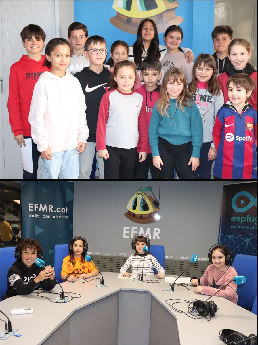 EsplugaFMRadio's tweet photo. 🔊 ENTREVISTES | Celebrem el dia Mundial de la Ràdio amb les escoles de l’Espluga
@Esc_MartiPoch
@VedrunaEspluga

https://t.co/0KeV2z8N6B https://t.co/fF22jwpODM