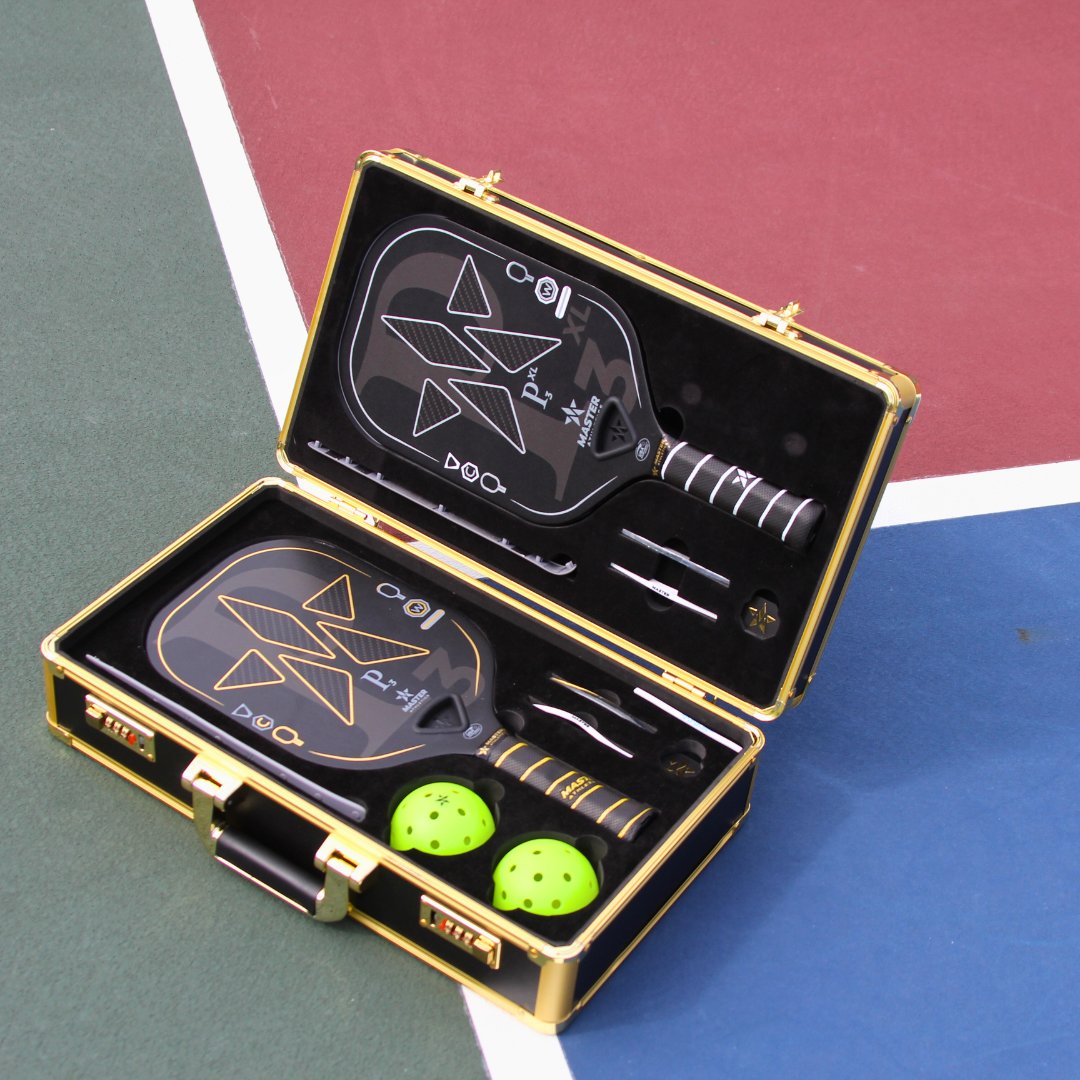 The MASTER ATHLETICS Pickleball Attaché Case 💼🏓—your complete setup for dominating the court! P3 paddles, balls, and pro essentials in one sleek case. 🎯

Get ready for the season—link in bio! 

#MasterAthletics #PickleballSeason  #PlayLikeAPro #PickleballGear #ElevateYourGame