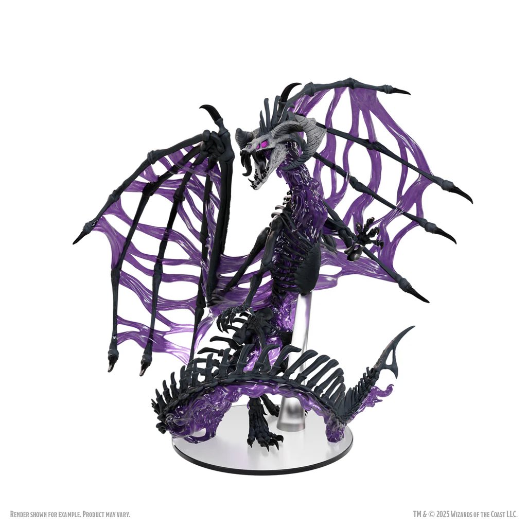 In very important D&amp;D miniature news, WizKids is releasing an Adult Black Dracolich miniature. $119.99.