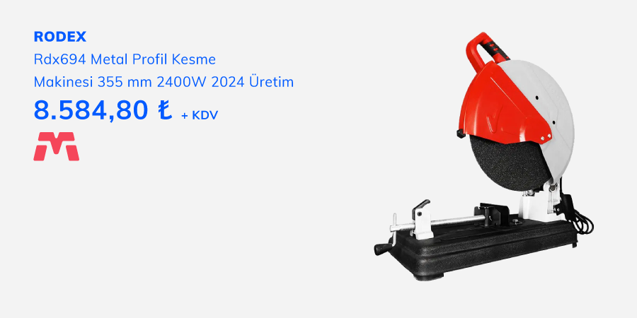 MachineTotalCom's tweet image. ✨ RODEX Rdx694 Metal Profil Kesme Makinesi ile Metal İşleme Süreçlerinize Hız ve Keskinlik Katın! ✨

🔹Yüksek devir hızı sayesinde hızlı ve temiz kesimler yapar.

Detaylı Bilgi: machinetotal.com/mc/rodex-rdx69…

#RODEX #MetalProfilKesmeMakinesi #MachineTot
