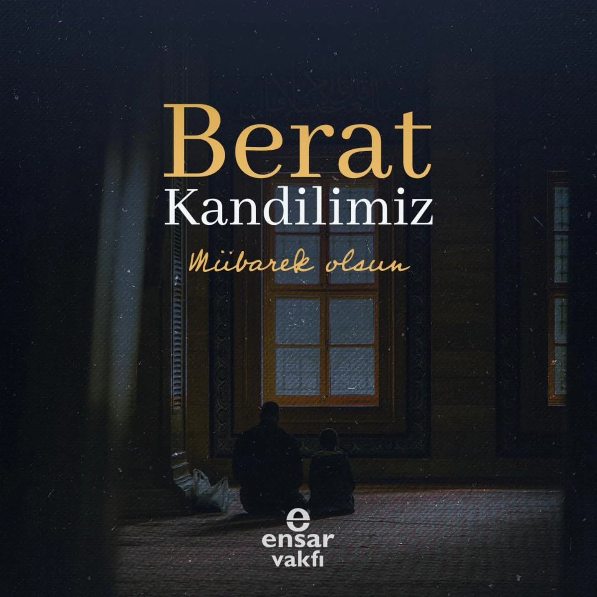 EnsarLapseki's tweet photo. Ramazan-ı Şerifin habercisi Berat Kandilimiz hayrlara vesile olsun. 🌙

#BeratKandili https://t.co/HyBCinu6LO