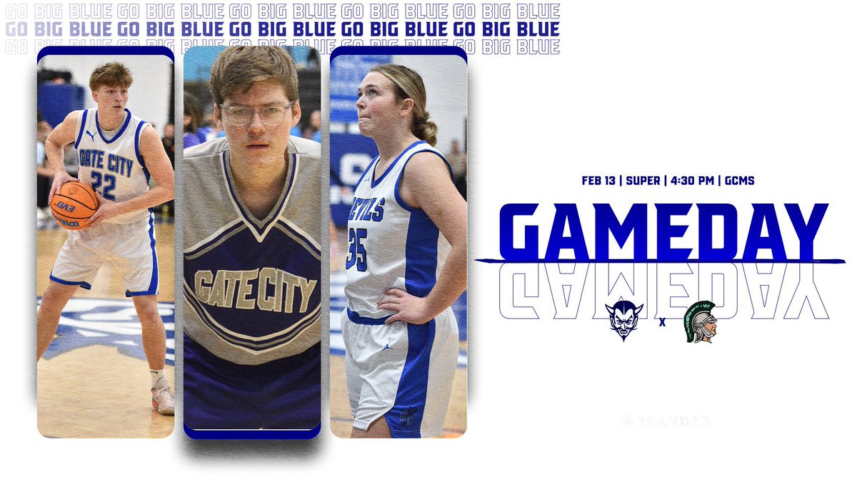 Gate City Athletics (@gchsdevils) on Twitter photo ๐จ BLUE DEVIL GAMEDAY ๐จ
๐ John Battle
โฐ JV Girls - 4:30 PM | JV Boys - 5:30 PM
โฐ V Girls - 6:30 PM | V Boys - 8:00 PM
๐ GCMS
๐ Gate City, VA
๐บ <a href="/NFHSNetwork/">NFHS Network</a>
๐๏ธ <a href="/gcfbprepostgame/">GC Sports Radio</a>
๐ผ Branded
๐ธ Maggie Grizzle | <a href="/GateCitySMP/">Gate City Sports Management</a>
#FAMILY #GCBB ๐จ BLUE DEVIL GAMEDAY ๐จ
๐ John Battle
โฐ JV Girls - 4:30 PM | JV Boys - 5:30 PM
โฐ V Girls - 6:30 PM | V Boys - 8:00 PM
๐ GCMS
๐ Gate City, VA
๐บ <a href="/NFHSNetwork/">NFHS Network</a>
๐๏ธ <a href="/gcfbprepostgame/">GC Sports Radio</a>
๐ผ Branded
๐ธ Maggie Grizzle | <a href="/GateCitySMP/">Gate City Sports Management</a>
#FAMILY #GCBB