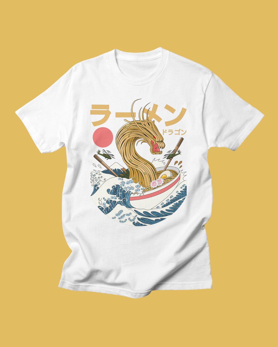 The Great Ramen Dragon of Kanagawa 🍜🌊

Available on apparel, prints, and accessories. Link in bio!

#ArtistOnX #ramen #Dragon #tshirtdesign