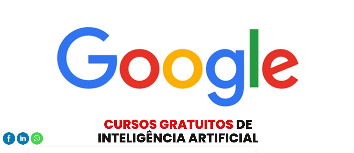 📢 Google têm cursos GRATUITOS  imperdíveis de inteligência artificial com CERTIFICADO.

Aqui estão alguns dos destaques:
🔸Introdução à IA Generativa
🔸Grandes Modelos de Linguagem
🔸IA Responsável
🔸Design rápido no Vertex AI
🔸Aplicando princípios de IA com o Google Cloud

🔗