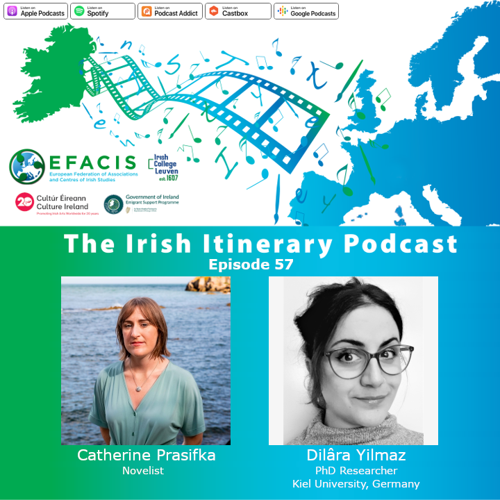 Episode 57 of the EFACIS Irish Itinerary #Podcast is now online!

Catherine Prasifka talks to Dilâra Yilmaz about how the internet is becoming more and more entangled in life and how this entanglement manifests in the #novel form; and much more.

efacis.eu/podcast