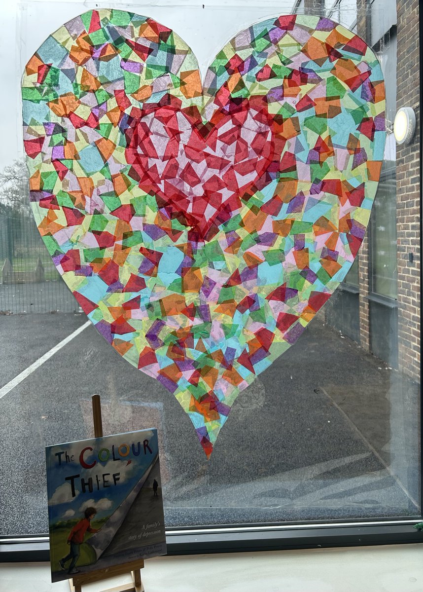 For Children’s Mental Health Day, Juniper Class created this beautiful artwork to express the importance of emotions and well-being. Inspired by ‘The Colour Thief’, we explored how colours can represent feelings. #ChildrensMentalHealthWeek <a href="/Place2Be/">Place2Be</a>