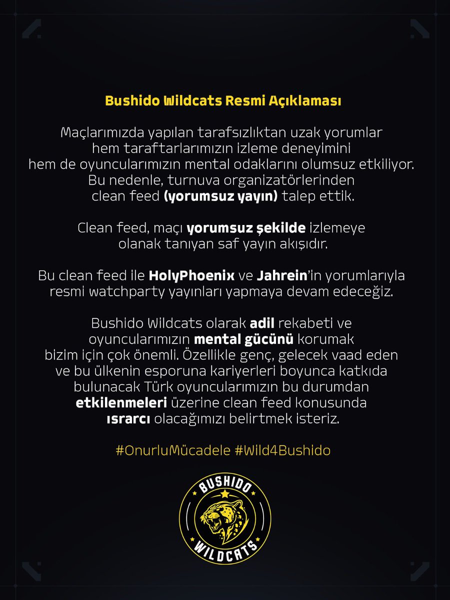 Bushido Wildcats tweet media