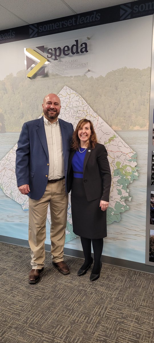 Always great to catch up with <a href="/KYAuditor/">Auditor Allison Ball</a> Allison Ball when she's visiting Somerset-Pulaski County. We are grateful to her for taking the time to come by SPEDA's office and talk about all the great things happening in the Lake Cumberland region and across the Commonwealth!