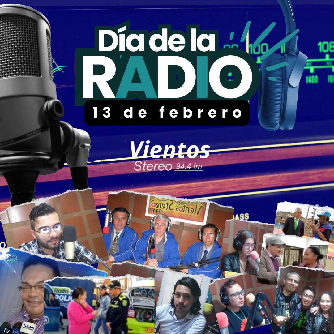 📻🌎 ¡Feliz Día Mundial de la Radio! 🎙️✨

#DiaMundialdelaRadio herramienta de unión, memoria y transformación social. Como emisora comunitaria, seguimos firmes en nuestro compromiso de amplificar voces, fortalecer el tejido social y construir paz a través del sonido.#LaRadioEs