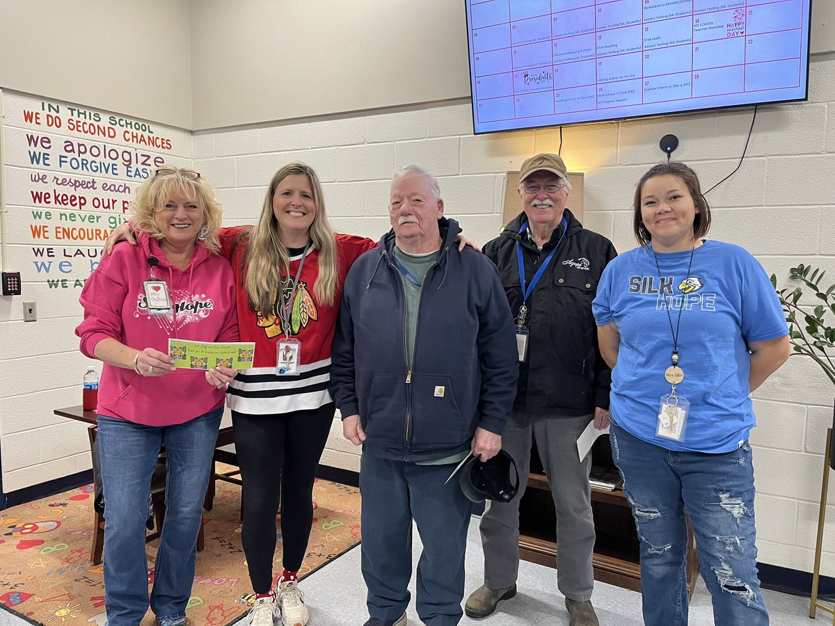 We love our bus drivers! We celebrated all week with gifts, notes and a breakfast! Thank you for all you do! #thehopesoars