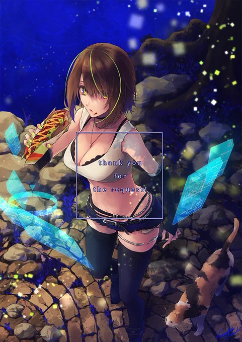 ウオオオオオオ手数料無料キャンペーンやれます!!!出来ます!!!!!と言う訳で宣伝です。かけまーーーーす!!!!! 水貴さんはコミッションを募集しています! #Skeb #Commission より