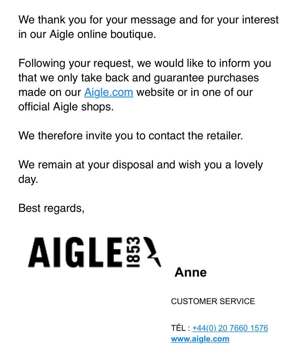 boy_lanky's tweet photo. @AigleUk won’t help you when your overpriced Wellington boots fall apart and start leaking!!  #AigleUK #Aigle #AigleBoots #PoorCustomerService https://t.co/SMD0GRuyKF