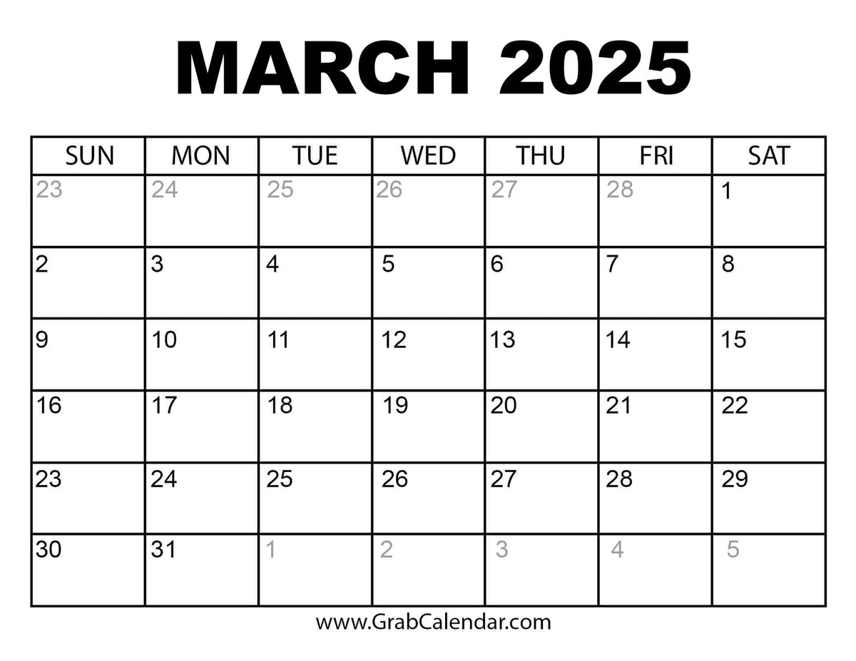 CalendarGrab's tweet photo. Ready to conquer March 2025? Grab Calendar offers FREE printable calendars in blank, standard, &amp; holiday versions—perfect for busy students! Plan your month &amp; stay organized 👉 https://t.co/5N6wwLz8qz #March2025 #StudentLife #Calendar https://t.co/FEyy8nShPe