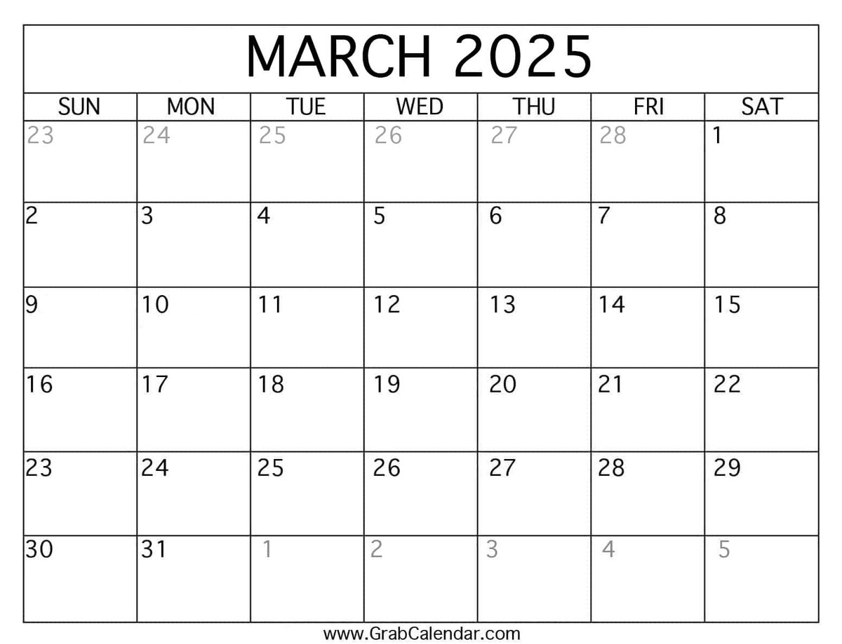 CalendarGrab's tweet photo. Ready to conquer March 2025? Grab Calendar offers FREE printable calendars in blank, standard, &amp; holiday versions—perfect for busy students! Plan your month &amp; stay organized 👉 https://t.co/5N6wwLz8qz #March2025 #StudentLife #Calendar https://t.co/FEyy8nShPe