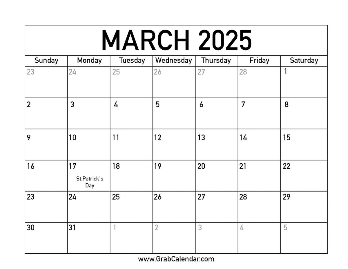 CalendarGrab's tweet photo. Ready to conquer March 2025? Grab Calendar offers FREE printable calendars in blank, standard, &amp; holiday versions—perfect for busy students! Plan your month &amp; stay organized 👉 https://t.co/5N6wwLz8qz #March2025 #StudentLife #Calendar https://t.co/FEyy8nShPe