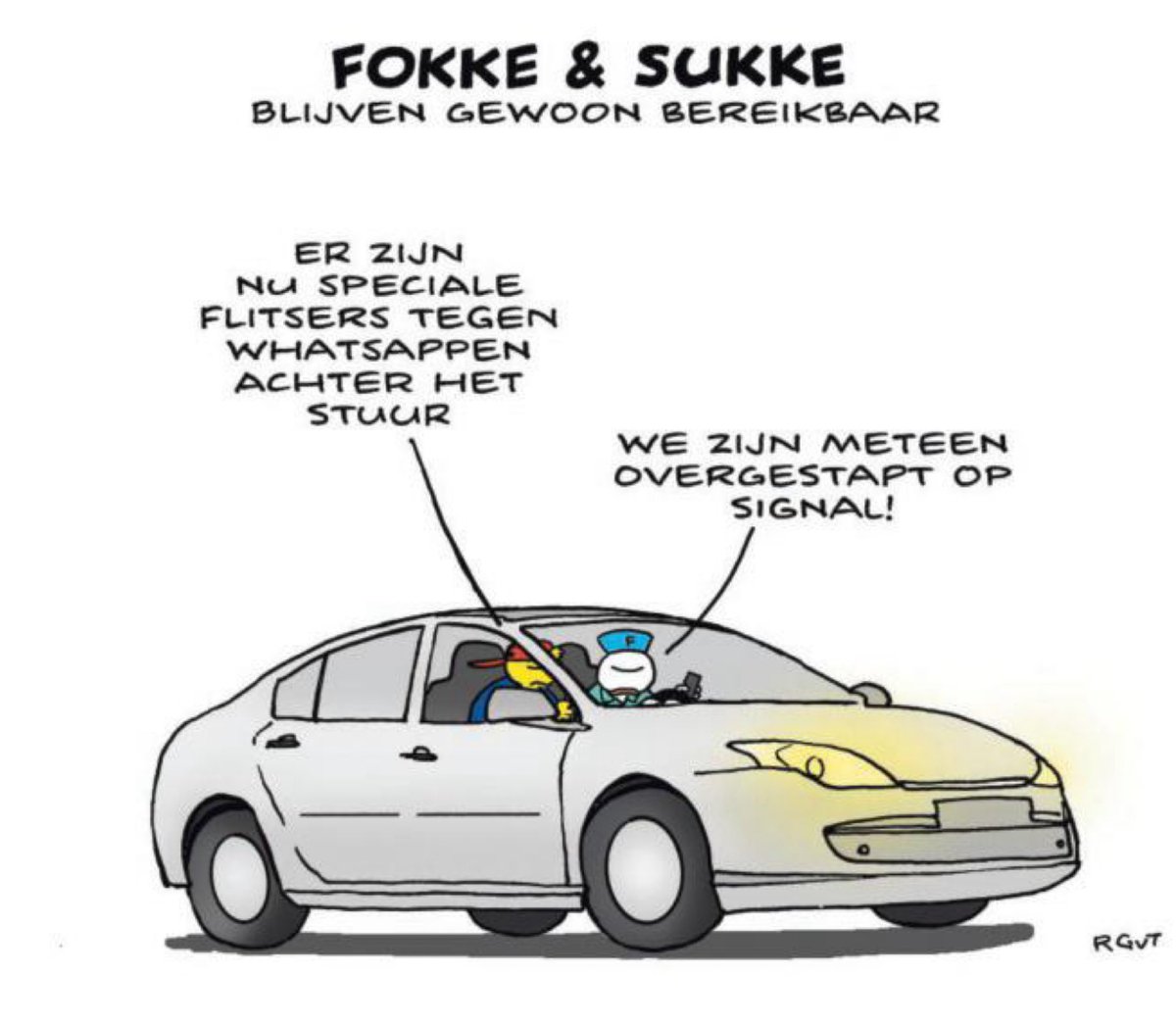 Fokke en Sukke zijn <a href="/elonmusk/">Elon Musk</a> en <a href="/Politie/">Politie Nederland</a> te slim af. In <a href="/nrc/">NRC</a>