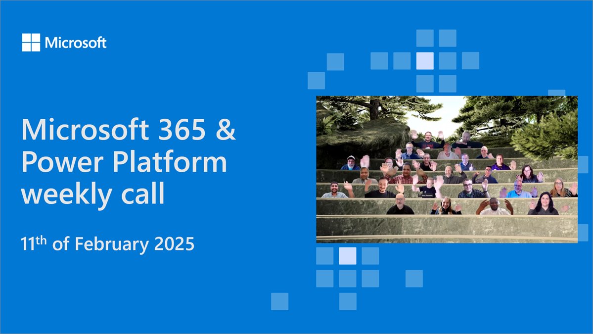 💾 Recording of the #Microsoft365dev &amp; #PowerPlatform call 11th of February

• The latest news
• Demos this time on #Copilot Governance and #CopilotStudio
• Presented by Sameer Chabungbam and @paolopia

...and more 🚀

📺 Watch → msft.it/6011UmbwF