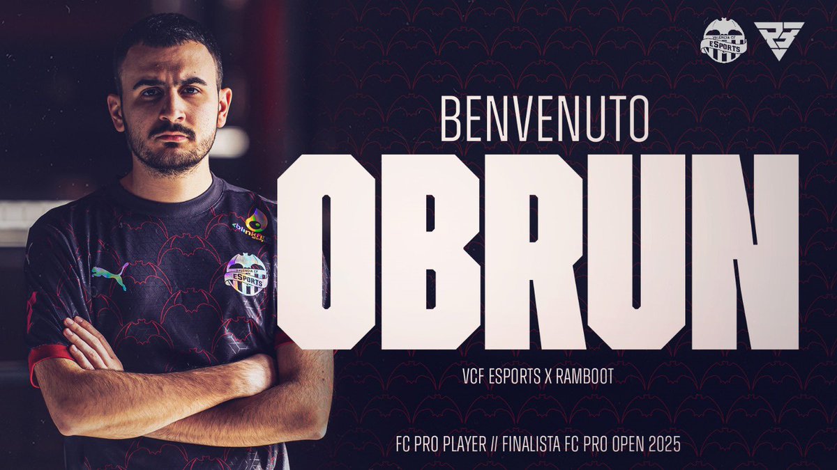 VCFeSports's tweet photo. El finalista del mundial @EASPORTSFCPro ... @obrun2002 nos representará en el torneo de Laliga @LALIGA_FCPro
Benvenuto.
@VCFeSports x @RambootClub
#LaligaFCPRO #VCFeSports #VCFPioneers https://t.co/TMaWoQnwxp