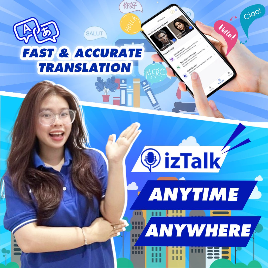 izTalk_AI's tweet photo. 🌐 izTalk – Fast, Accurate Translation, Unlimited Communication! 💬 https://t.co/9VuM942Flt